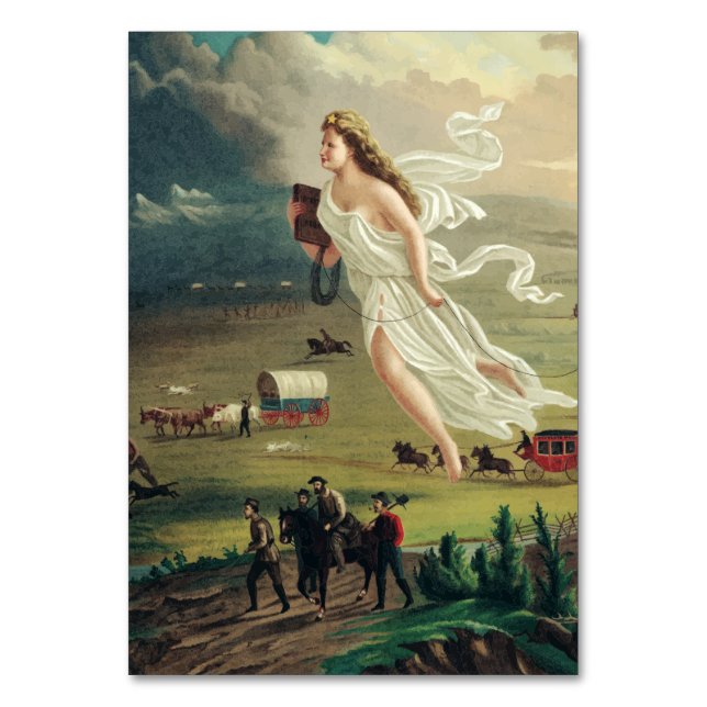 American Progress by John Gast Table Number (Front)