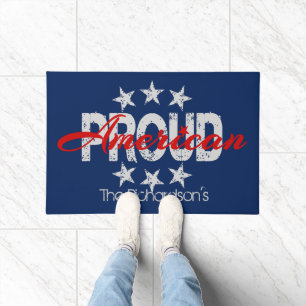 American Proud Patriotic Door Mat