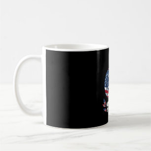 American Pumpkin Halloween Usa Flag Stars Stripes Coffee Mug