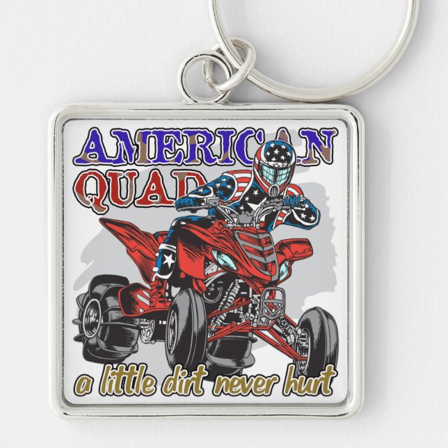 American Quad Key Ring (Front)