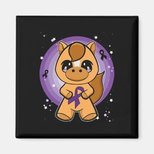 American Quarter Horse Heimerheimer Awareness  Magnet