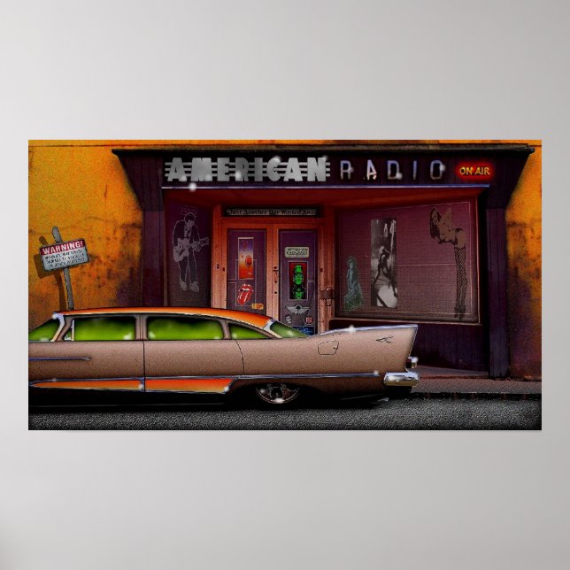 american radio poster (Front)