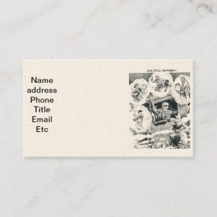 American Railroad Train Engineer Business Cards