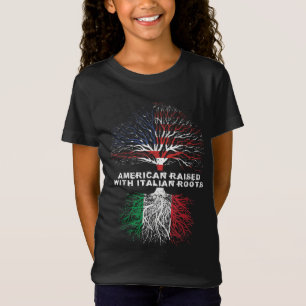 American Raised with Italian Roots Italy T-Shirt