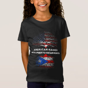 American Raised with Puerto Rican Roots Puerto Ric T-Shirt