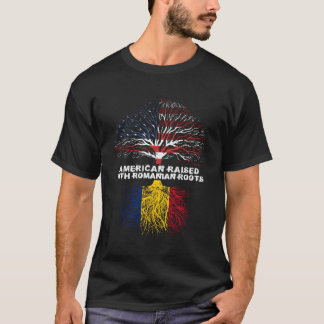 American Raised With Romanian Roots Romania T-Shirt