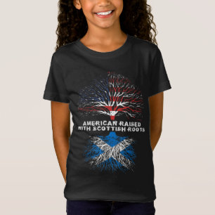 American Raised with Scottish Roots Scotland T-Shirt