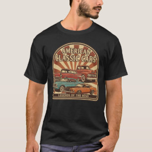 American Retro Classics car's Collection T-Shirt