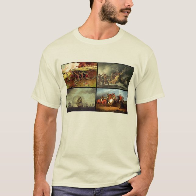 American Revolutionary War collage T-Shirt (Front)