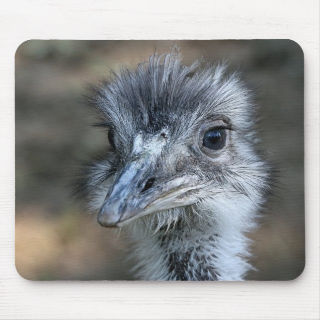 American Rhea Portrait Mouse Pad (Front)