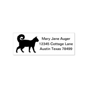 American Ring Tail Personalised Self Address Stamp