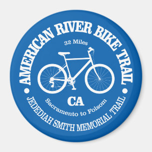 American River Bike Trail (cycling) Magnet