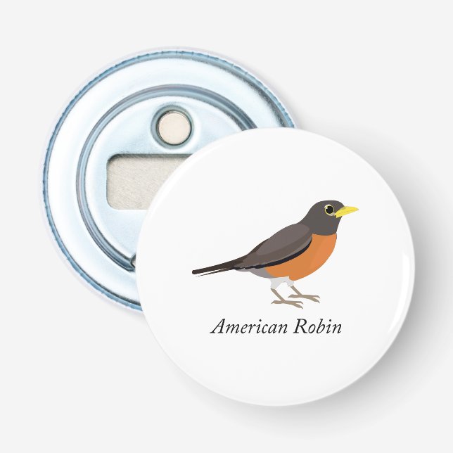 American Robin Bottle Opener (Front)