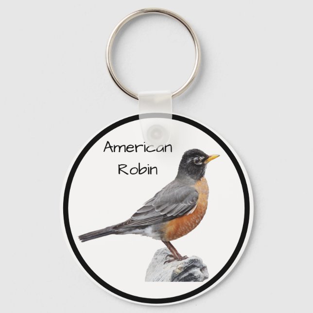 American Robin Key Ring (Front)