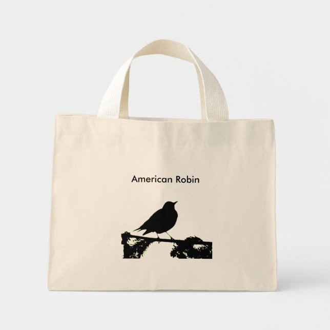 American Robin Silhouette  Bag (Front)