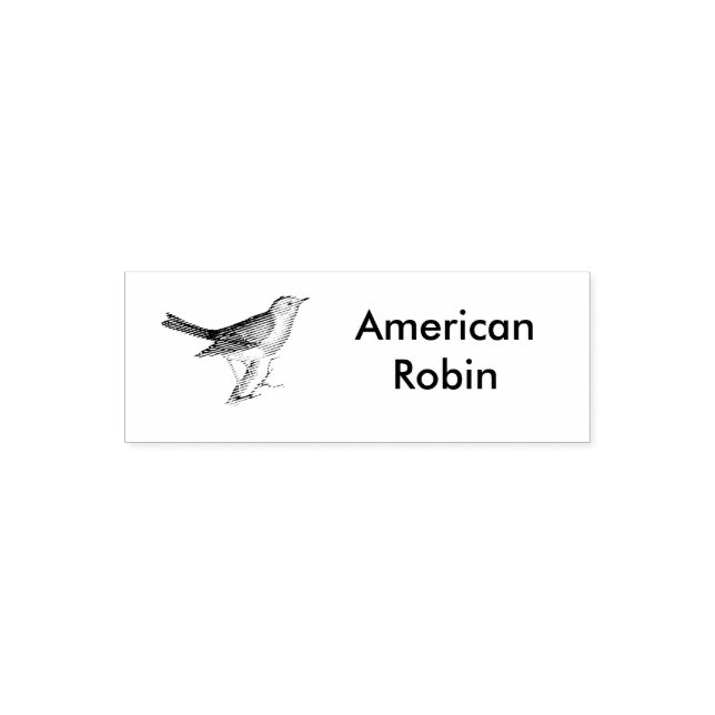 American Robin Stamper Self-inking Stamp (Design)