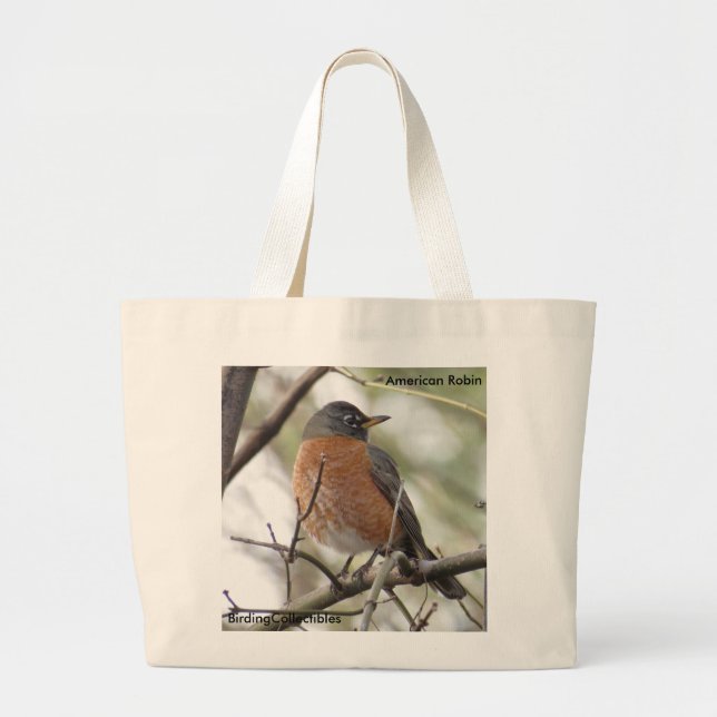 American Robin Tote Bag (Front)