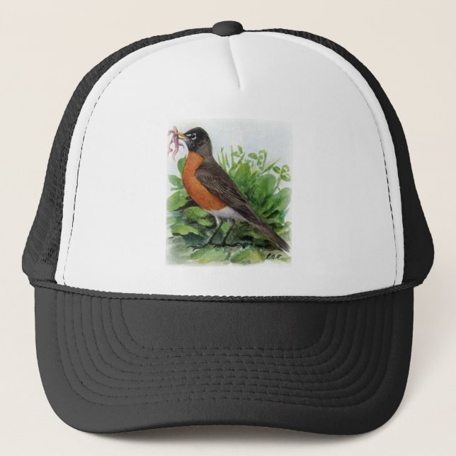 American Robin Trucker Hat (Front)