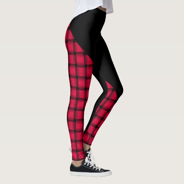American Rose Weave Pattern w/Black Leggings (Right)