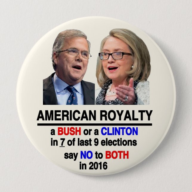 American Royalty 10 Cm Round Badge (Front)