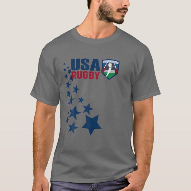 American Rugby , Fans Of Rugby USA Tee (Front)