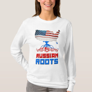 American Russian Roots Women's T-Shirt