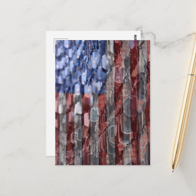 American Sacrifice Postcard (Front/Back In Situ)