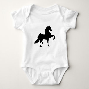 American Saddlebred Horse Baby Bodysuit