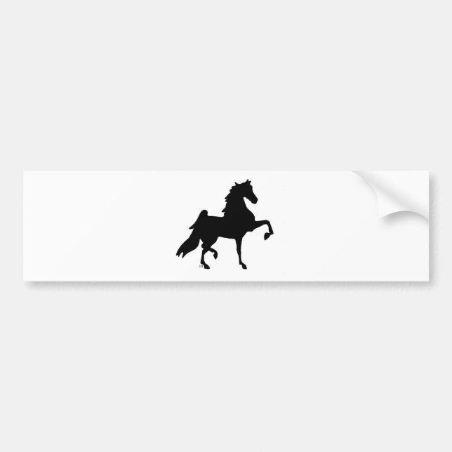 American Saddlebred Horse Bumper Sticker (Front)