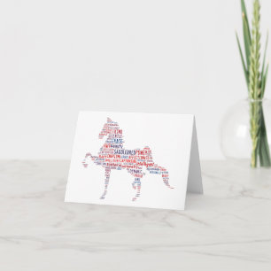 American Saddlebred Note Card
