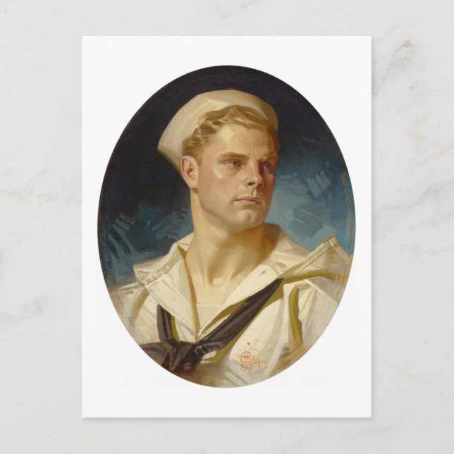 American Sailor by Joseph Leyendecker Postcard (Front)