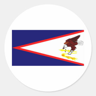 American Samoa Classic Round Sticker