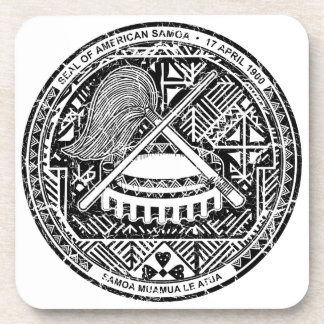American Samoa Coat Of Arms Coaster