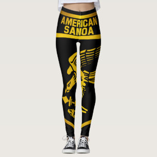 American Samoa Emblem Leggings