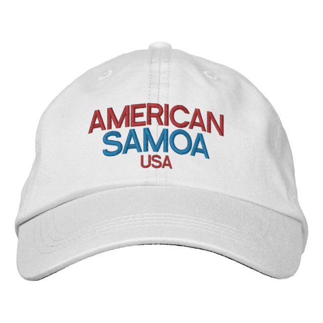 American Samoa Embriodered Hat (Front)