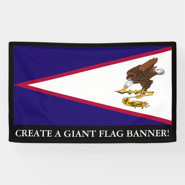 American Samoa Flag Banner (Horizontal)
