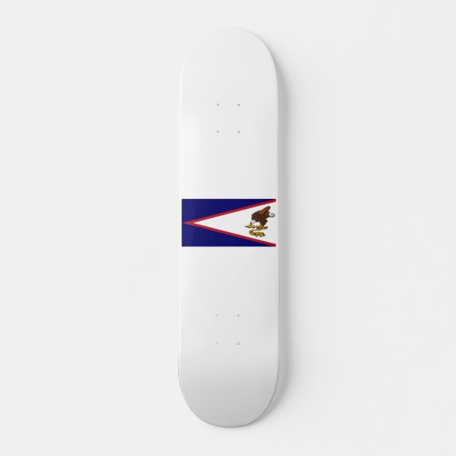 American Samoa Flag Details Skateboard (Front)