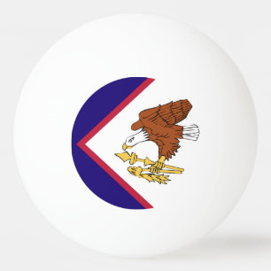 American Samoa Flag Emblem Ping Pong Ball
