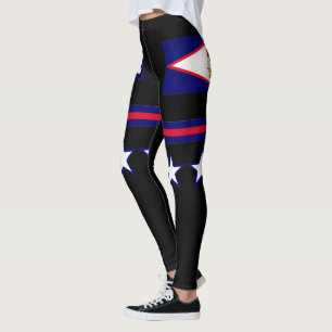 American Samoa Flag Leggings