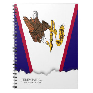 American Samoa Flag Notebook