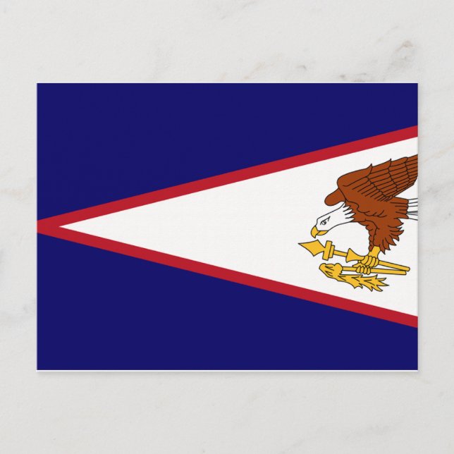American Samoa Flag Postcard (Front)