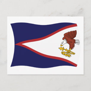 American Samoa Flag Postcard