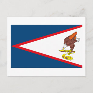 American Samoa Flag Postcard