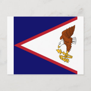 American Samoa Flag Postcard