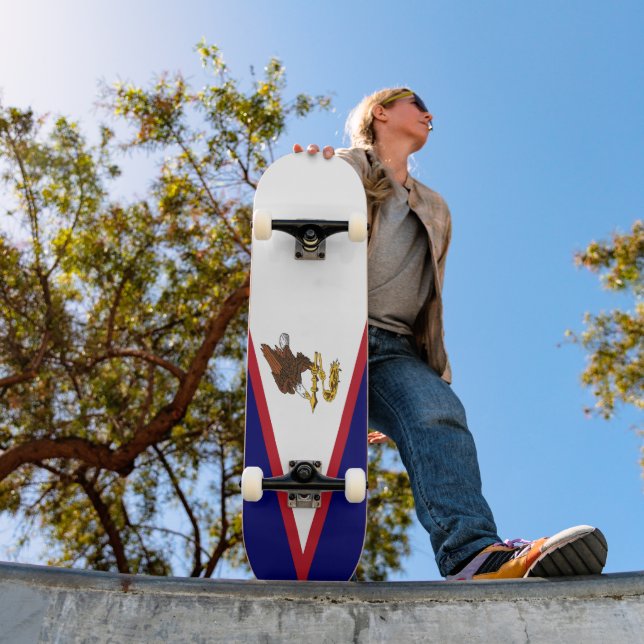 American Samoa flag Skateboard (Outdoor 1)