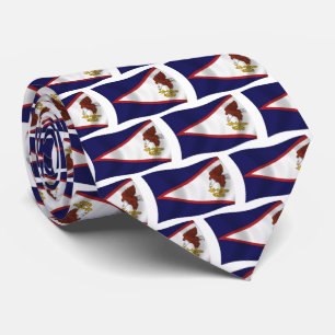 American Samoa Flag Tie
