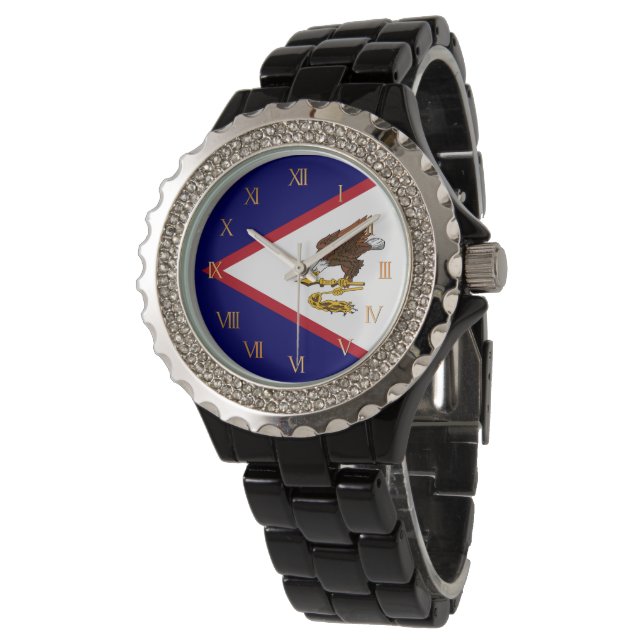 American Samoa flag Watch (Angled)