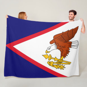 American Samoa Fleece Blanket