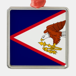 American Samoa Metal Tree Decoration