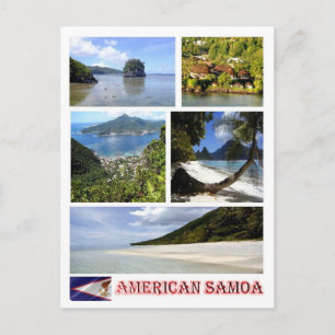 American Samoa - Mosaic - Postcard